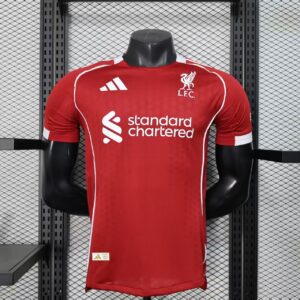 liverpool home 25/26 kit player version